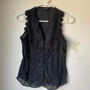 Limited express size small black tank top